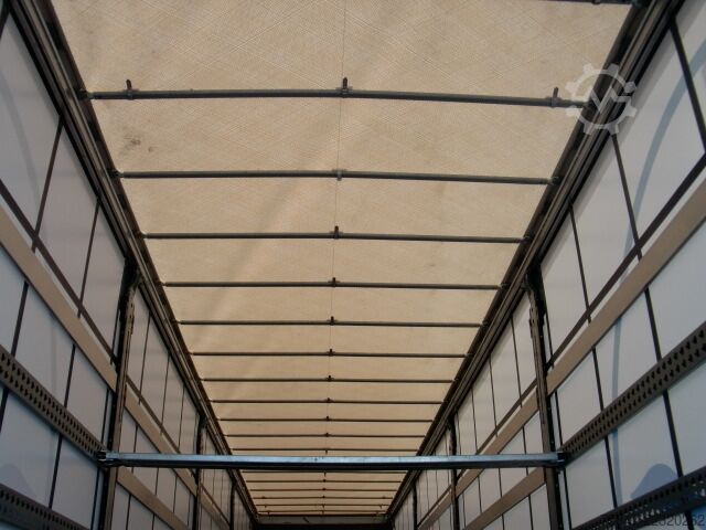 Open semitrailer with tarp Schmitz SCS 24/L-13.62 EB Hubdach Alus Liftachse