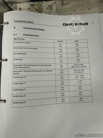 CNC-Dreh- und Fräszentrum DMG MORI CTX BETA 800 TC