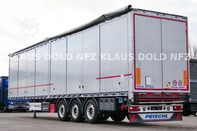 Auflieger mit Walkingfloor PEISCHL 3ESP0S Schubboden Seitliche Türen Liftachse