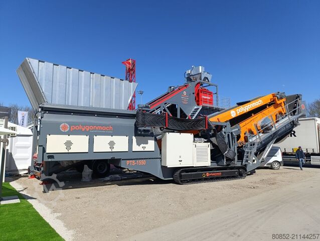 Schuttbrecher Polygonmach PTC300  track cone crusher HP300