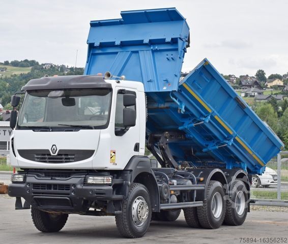 Kipper LKW RENAULT KERAX 410* KIPPER 5,20 m + BORDMATIC / 6x4