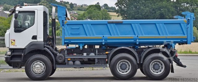 Kipper LKW RENAULT KERAX 410* KIPPER 5,20 m + BORDMATIC / 6x4