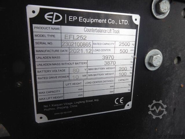 Elektro 4 Rad-Stapler EP EP Equipment EFL252