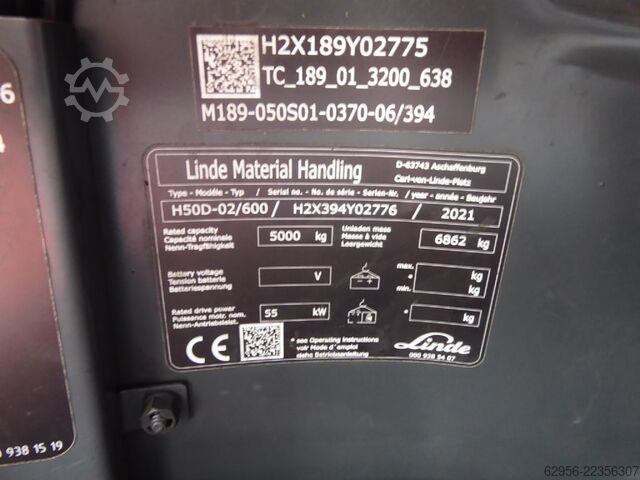 Dieselstapler Linde H50D-02/600