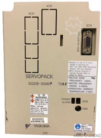 Screen AC Servo Pack Screen/Yaskawa AC Servo Pack (SGDB-20A AD-Y193)