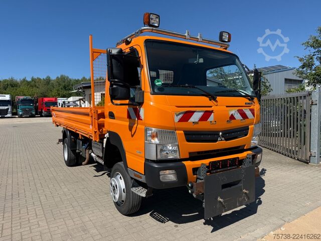 Tipper van FUSO 6C18 4x4 ALLRAD/ANBAUPLATTE/3-Seiten-Kipper/AHK