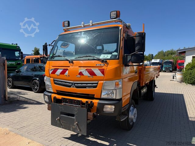 Three-way tipper van FUSO 6C18 4x4 ALLRAD/ANBAUPLATTE/3-Seiten-Kipper/AHK
