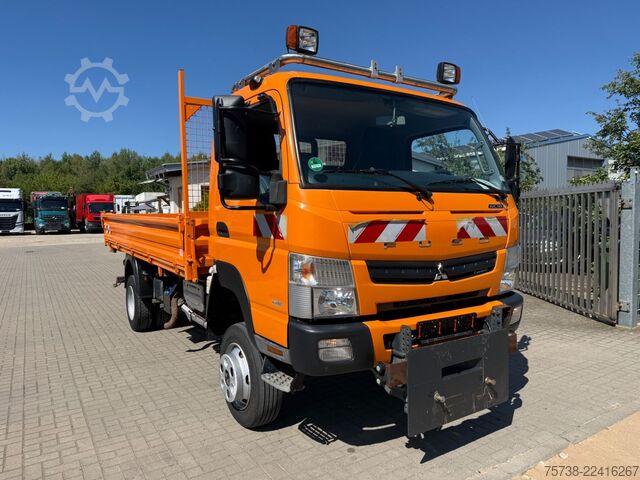 Three-way tipper van FUSO 6C18 4x4 ALLRAD/ANBAUPLATTE/3-Seiten-Kipper/AHK