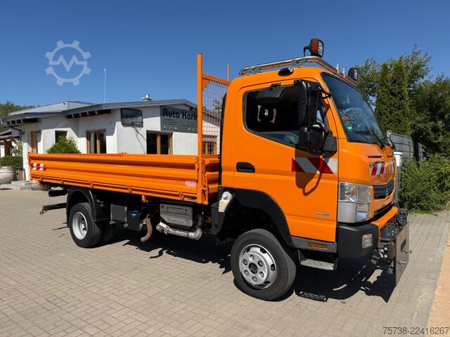 Three-way tipper van FUSO 6C18 4x4 ALLRAD/ANBAUPLATTE/3-Seiten-Kipper/AHK