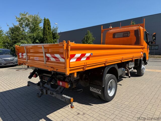 Three-way tipper van FUSO 6C18 4x4 ALLRAD/ANBAUPLATTE/3-Seiten-Kipper/AHK
