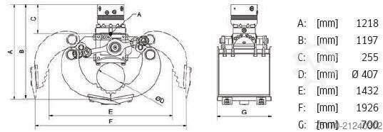 Greifer DMS SG18070 Grabgreifer Sortiergreifer / NEU / lagernd