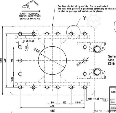Schnellwechsler Liebherr Likufix SW33 Adapterplatte / NEU lagernd WESTTECH