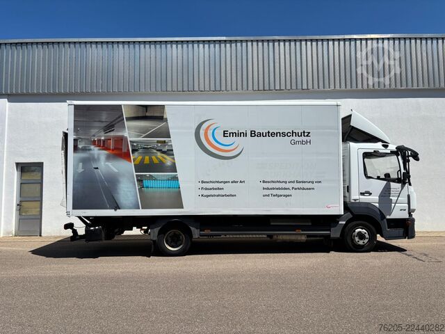 Box truck Mercedes-Benz 818 L AUT Luft SpurH