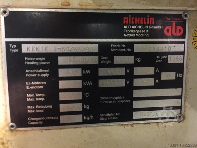 Ofen - Elektro AICHELIN VKES 2-50/65/90