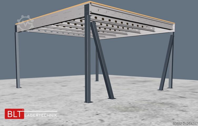 Lagerbühne 5x5m Lagerbühne , Belastung : 500kg/qm Unterkante: 2,5m , ca. 25qm Systembühne