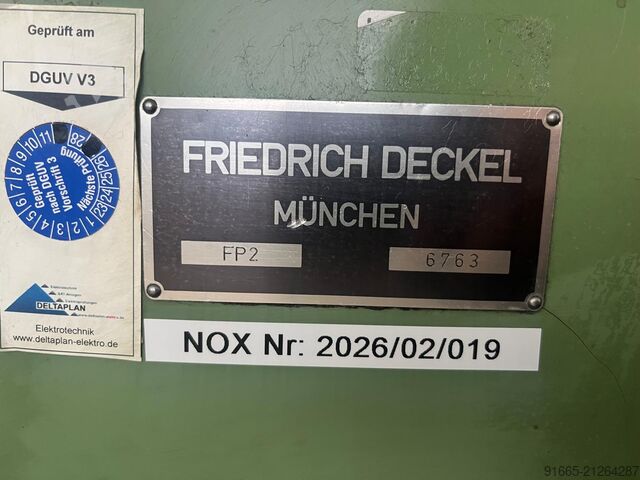 Werkzeugfräse Deckel FP2