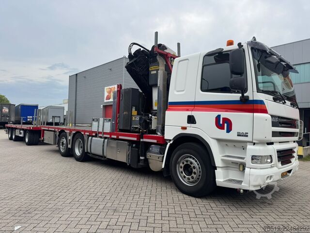 Crane truck DAF CF 85.410 / 6X2 / Palingen PK 34002-SH / Remote...