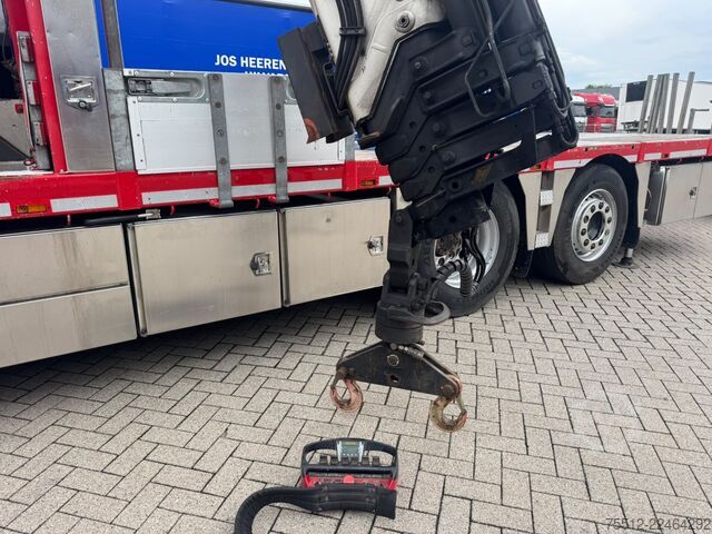 Crane truck DAF CF 85.410 / 6X2 / Palingen PK 34002-SH / Remote...