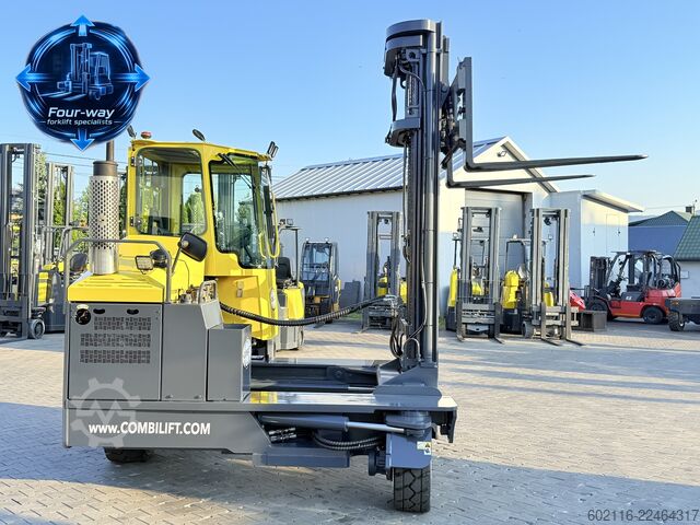 4-way forklift Combilift C5000XL GAS TRIPLEX 6920 FREE-LIFT CABIN