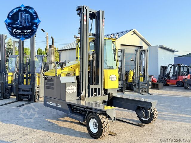 4-way forklift Combilift C5000 XL GAS TRIPLEX 6920 FORK POSITIONE