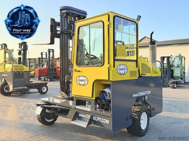 4-way forklift Combilift C5000 XL GAS TRIPLEX 6920 FORK POSITIONE