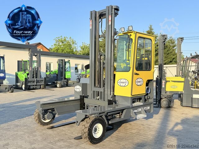 4-way forklift Combilift C5000 XL GAS TRIPLEX 6920 FORK POSITIONE