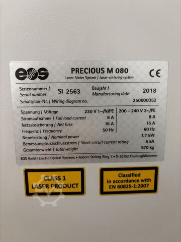3D Drucker EOS M 080 Precious