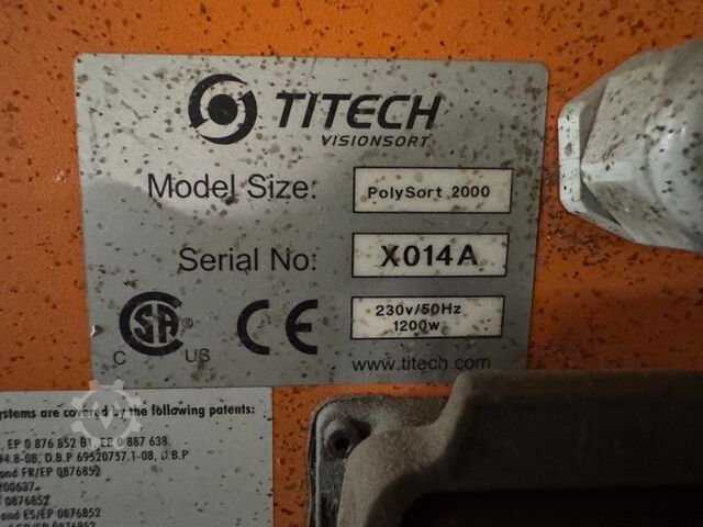 Sortierlinie mit Tomra NIR Tomra NIR Polysort 2000