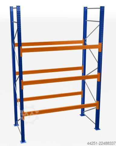 Schulte pallet rack starter bay Schulte Lagertechnik S610-M18 + LNS-Duo 110 x 50 x 2700 mm