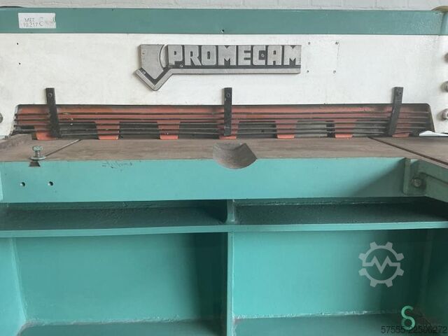 Sheet shears  Promecam 1050x3mm 1974 Promecam 