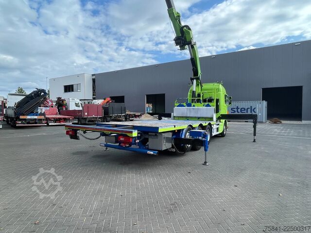 Crane truck Scania R520 R520 V8 LB 8x4*4HNB Effer 525 / 6S + JIB 6...