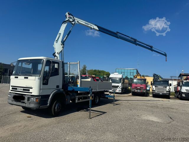BOX + CRANE Iveco EUROCARGO 120 E 23 CASSONE + GRU