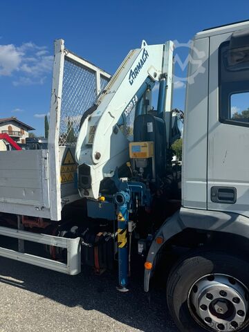 BOX + CRANE Iveco EUROCARGO 120 E 23 CASSONE + GRU