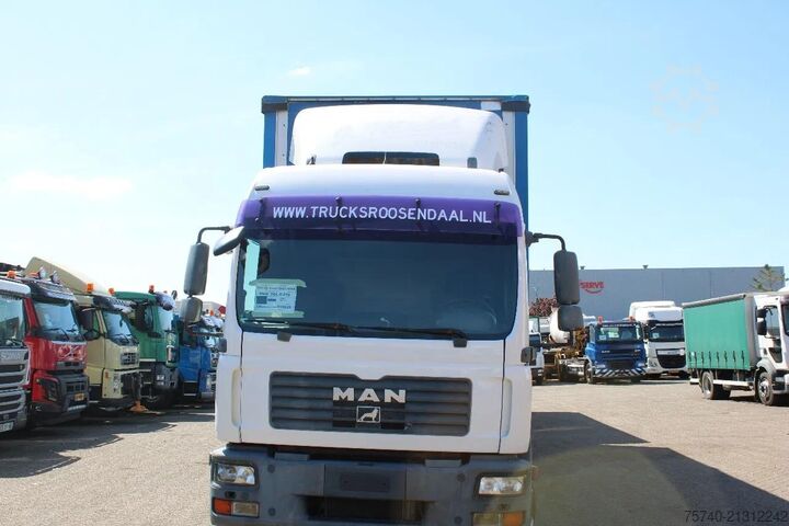Curtain sided MAN TGL 8.210 + TRAILER + SLEEPCAB COMBI