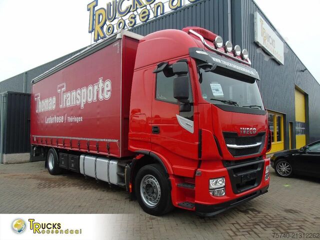 Curtain sided Iveco Stralis 460 + 6X2 + RETARDER + 2.73H + LIFT + E...