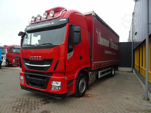 Curtain sided Iveco Stralis 460 + 6X2 + RETARDER + 2.73H + LIFT + E...