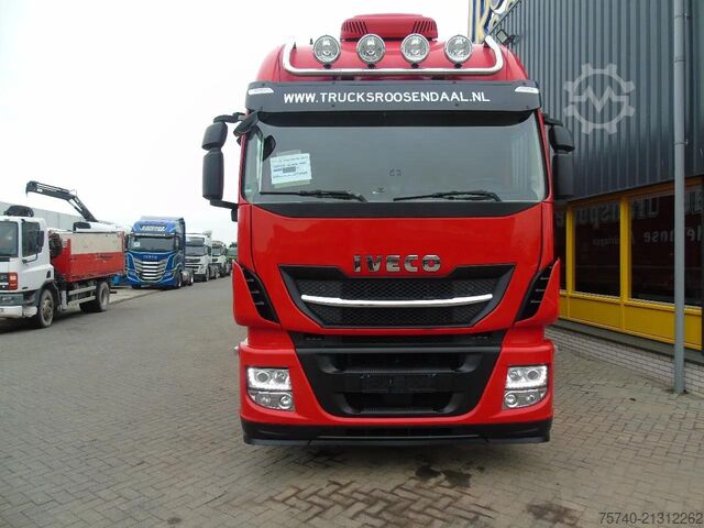 Curtain sided Iveco Stralis 460 + 6X2 + RETARDER + 2.73H + LIFT + E...