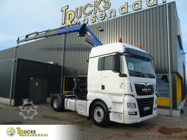 Crane MAN TGX 18.500 + PM 32TON + 4EXTENSION + EURO 6