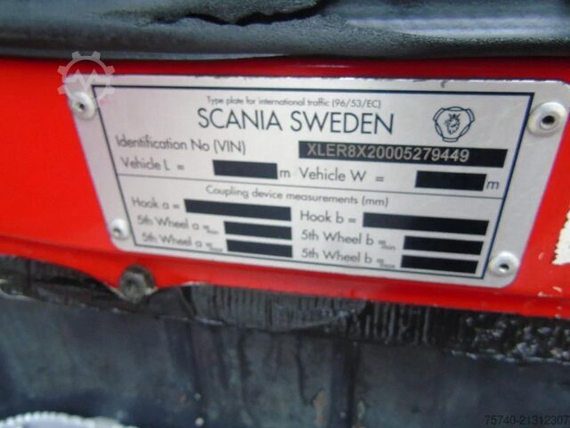 Cable system Scania R480 +10X2  + VBG CABLE 30TON