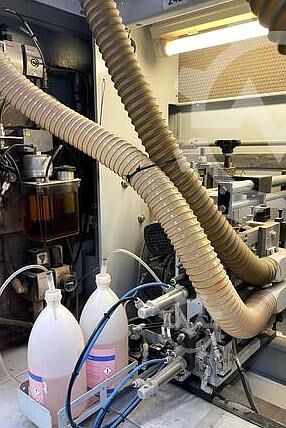 Automatic edge banding line with 4 machines HOMAG KAL Profi 330+KAL Profi 370+Profi TBL100