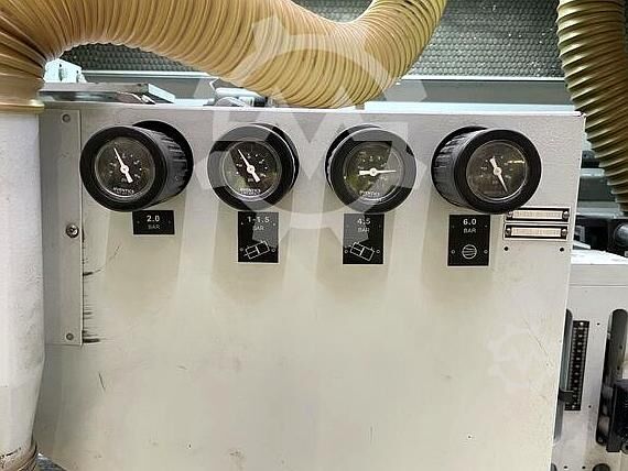 Automatic edge banding line with 4 machines HOMAG KAL Profi 330+KAL Profi 370+Profi TBL100