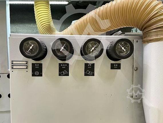 Automatic edge banding line with 4 machines HOMAG KAL Profi 330+KAL Profi 370+Profi TBL100