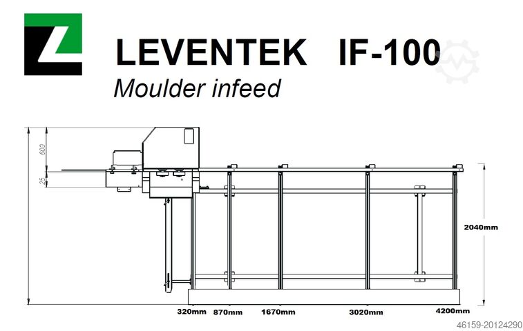 Gießmaschine New Moulder Infeed Outfeed 100m/min IF-100 & OF-100 not Weinig