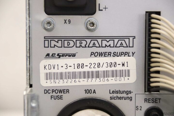 A.C. Servo Power Supply Indramat Mikron KDV1-3-100-220/300-W1  VC500D