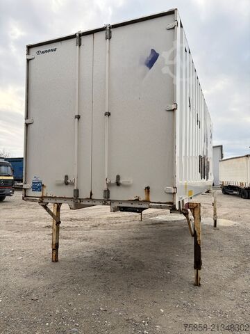 Wechselbrücke mit Kofferaufbau Krone BDF Stahl Wechselkoffer Türen