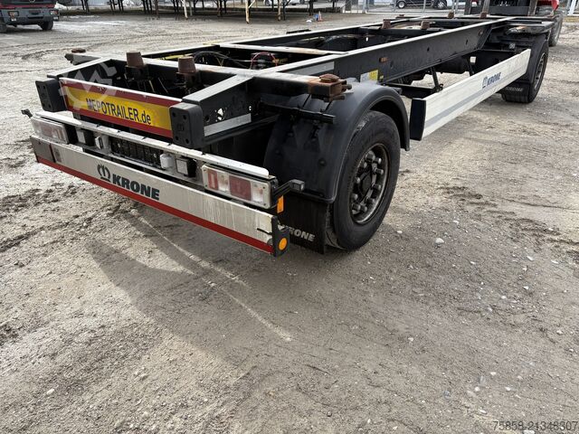 Anhänger-Wechselfahrgestell Krone Lafette Breitreifen 445 + langer Hub