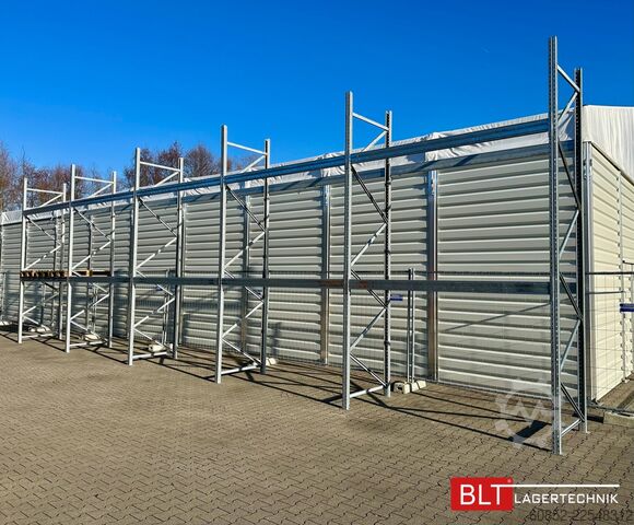 Palettenregal 14,0 lfm Palettenregale für Außenbereich H: 4,5m , 3000 kg Fachlast , FVZ