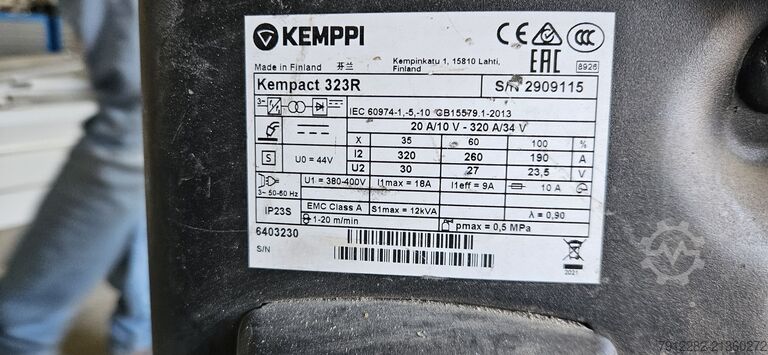 Welding set KEMPPI Kempact 323R – MIG/MAG Welding machine