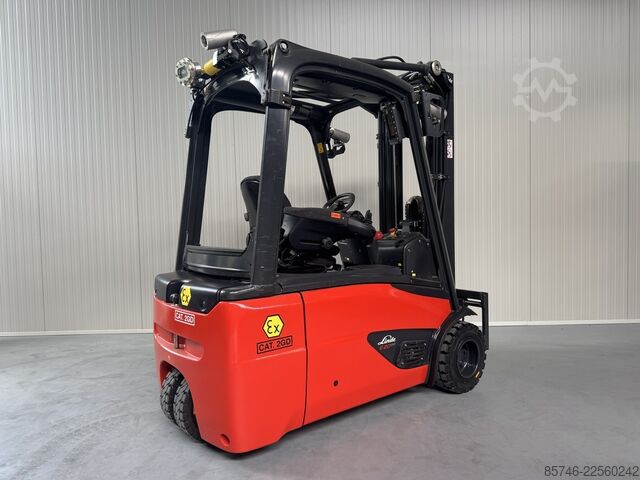 E 20 L - 386 / 02 Evo * Atex EX * Proplan 2GD / Z1 & 21 & 22 * Triplex FFL mast * NEW battery !! LINDE E 20 L - 386 / 02 Evo * Atex EX * Proplan 2GD / Z1 & 21 & 22 * Triplex FFL * NEW battery !!
