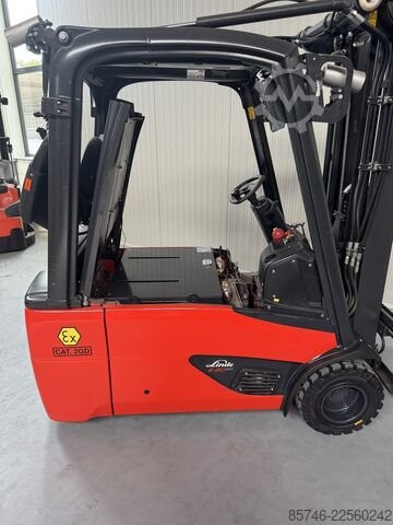 E 20 L - 386 / 02 Evo * Atex EX * Proplan 2GD / Z1 & 21 & 22 * Triplex FFL mast * NEW battery !! LINDE E 20 L - 386 / 02 Evo * Atex EX * Proplan 2GD / Z1 & 21 & 22 * Triplex FFL * NEW battery !!